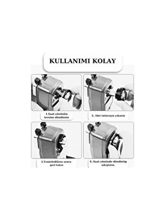 Mas Masa Tipi Metal Kollu Büyük Siyah Kalemtraş 6732